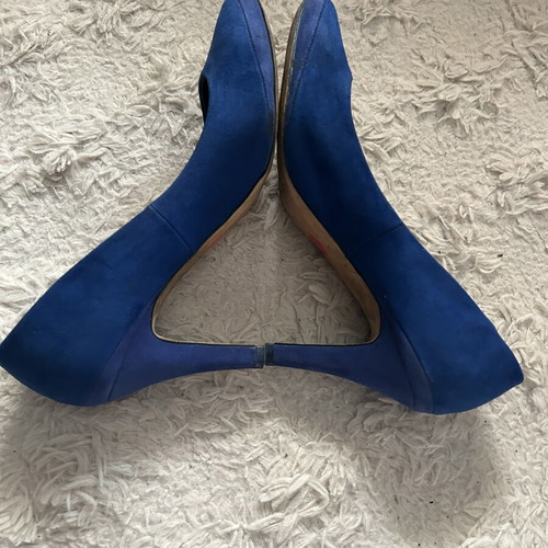 Bershka blue pumps used, size 39