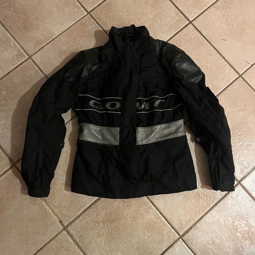 Clover women's motorcycle jacket like new, medium size with lining