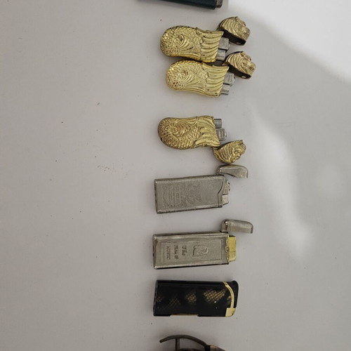 Decorative lighters set of 8 used, no gas