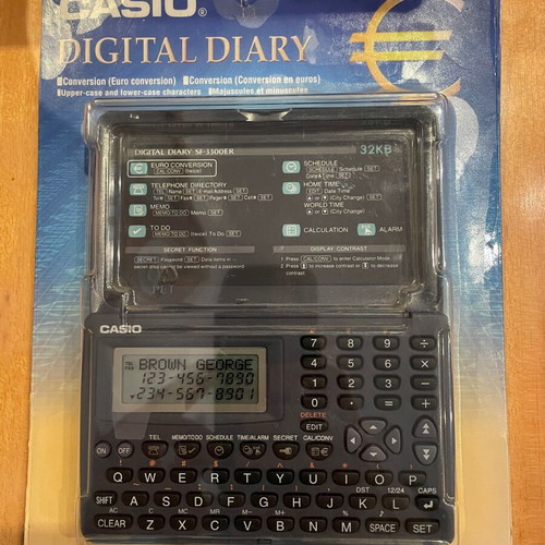 Casio Digital Diary Sf-3300 32kb καινούργιο σε συσκευασία