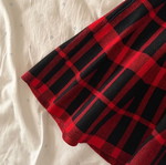 Ths Tartan Mini Skirt like new, red and black