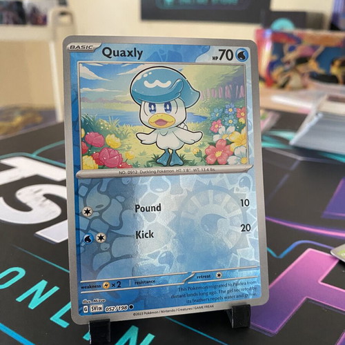Quaxly Pokemon Card like new
