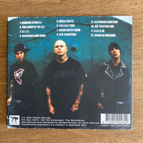 Transplants CD Digipak like new, punk