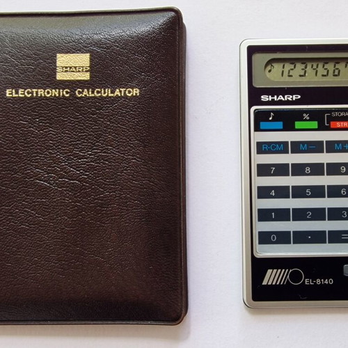 Sharp EL-8140 Electronic Calculator like new