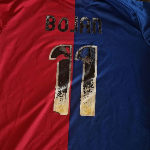 Barcelona match worn jersey Bojan used, authentic