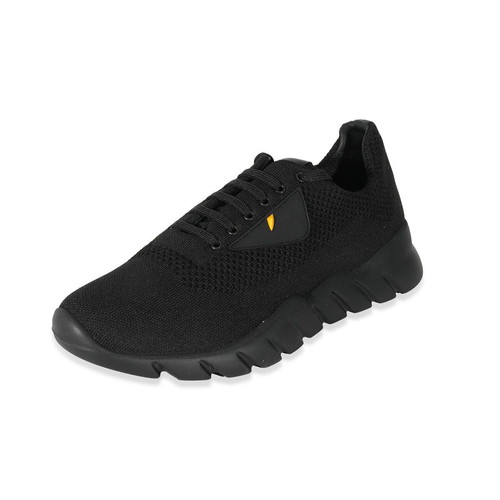 Fendi Monster men's sneakers used, size 40-41, black and yellow