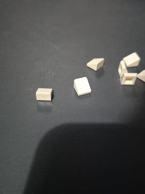 Lego 1x1 corner tile set of 7, like new