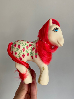 My Little Pony Sugarberry G1 φιγούρα 1987 μεταχειρισμένη με σημάδια