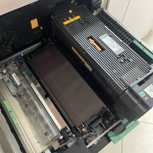 Xerox 4127 used production printer with finisher stapling and spiral
