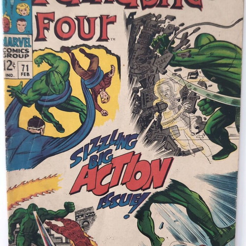 Fantastic Four #71 used comic, clash with Doctor Doom