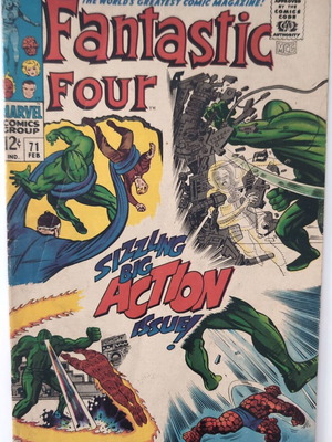 Fantastic Four #71 used comic, clash with Doctor Doom