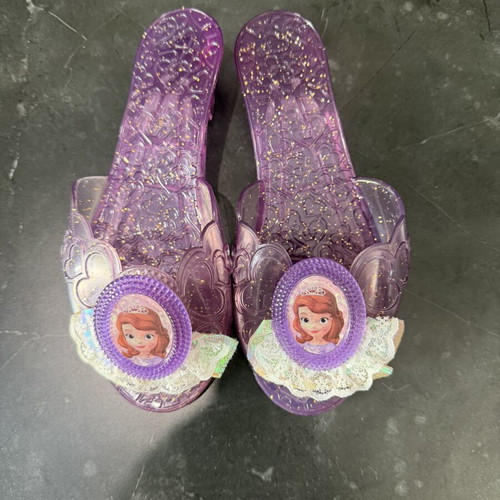 Little Sofia purple slippers for children