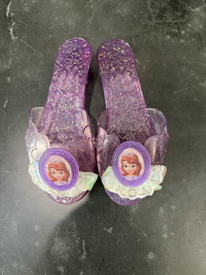 Little Sofia purple slippers for children