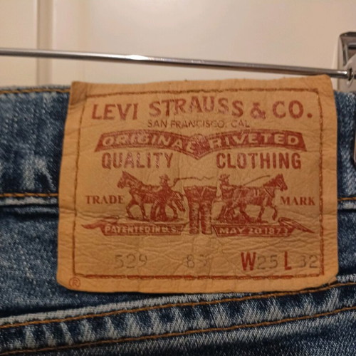 Levi Strauss & Co. No.25 jeans used, blue, length 32