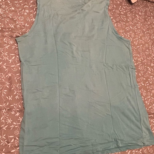 Tom Taylor sleeveless sports T-shirt used, size XL, green