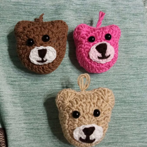 Handmade crochet keychain toys new