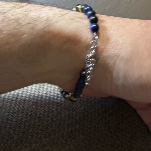 Men's bracelet like new blue