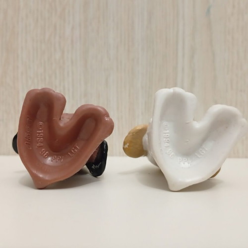 LGT Pound Puppies Dog Puppy Figures 1984 vintage used, set of 2