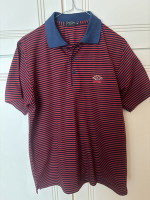 Polo μπλούζα Paul & Shark μέγεθος M σαν καινούργιο, μπλε και κόκκινο