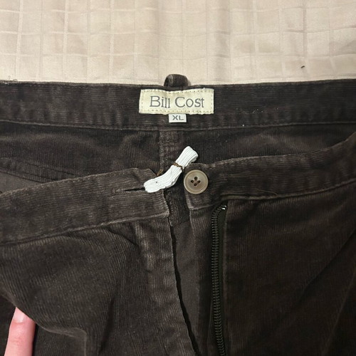 Bill Cost brown corduroy pants used, size XL