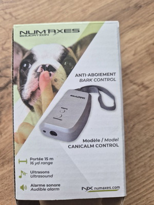 Num'Axes Canicalm Control device new for bark control