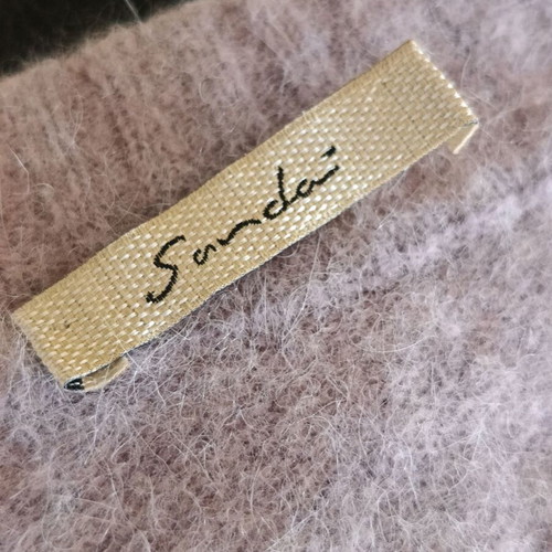 Italian cardigan like new with 40% angora XS/S purple