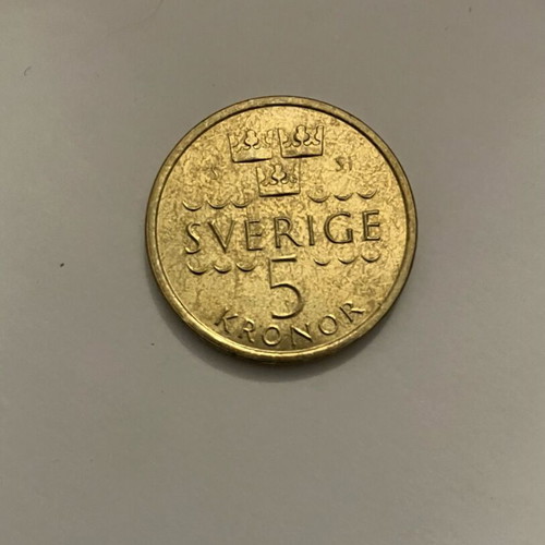 Collectible coins used, 3 Swedish krona out of circulation