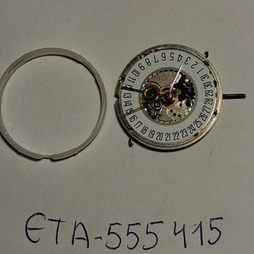 ETA-555 415 Swiss watch movement like new with hands