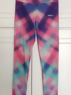 Simart women's sports leggings size M like new, multicolor