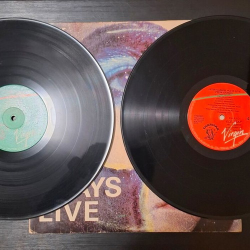 Peter Gabriel Plays Live 2xLP album used, rock