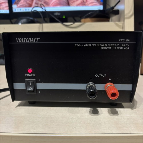 Voltcraft FPS 6A 13.8V Regulated DC Power Supply like new
