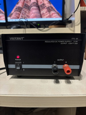 Voltcraft FPS 6A 13.8V Regulated DC Power Supply like new