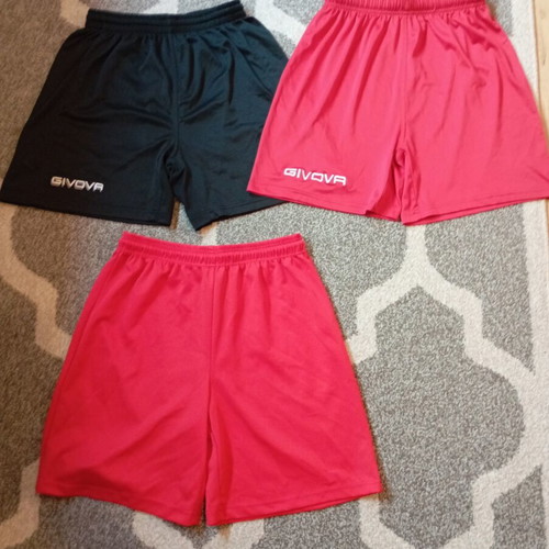 Givova sports shorts set like new, sizes Small and Medium