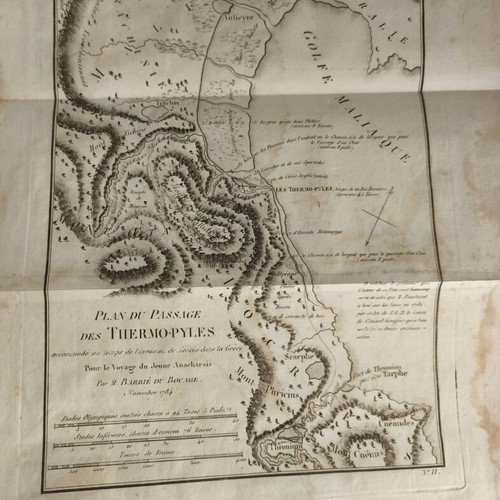 Collection of Geographic Maps of Ancient Greece 1819 used, French