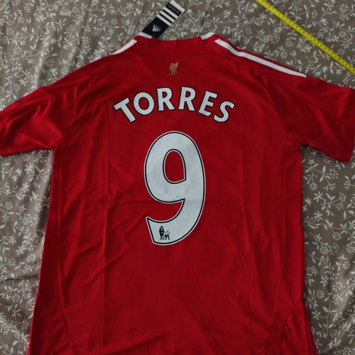 Torres Liverpool 2008 jersey, official replica, large