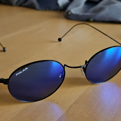 Polar Unisex Sunglasses new, blue-purple lenses, small frame