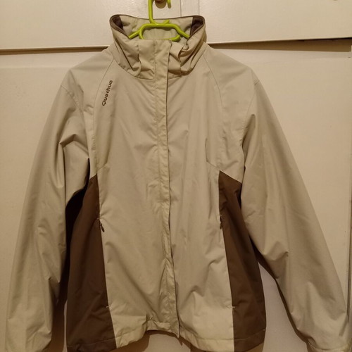 Quechua Decathlon Creation jacket like new, beige and brown, size L