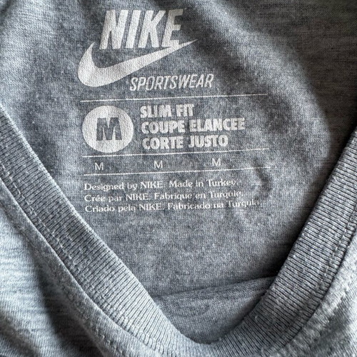 Nike women's shirt size M used, gray with angel and devil design