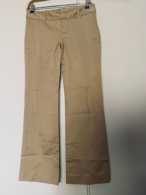 Zara pants straight fit like new, beige, size S