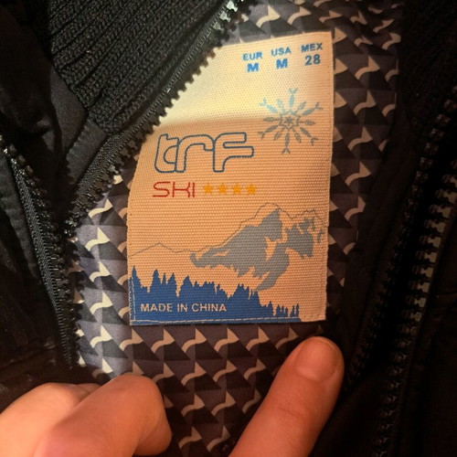 Black vest with double zipper and hood like new