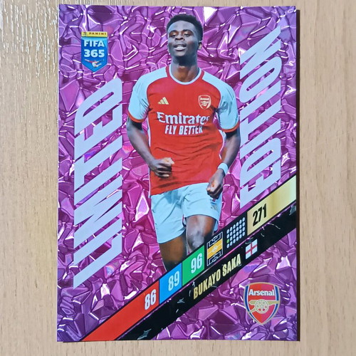 Panini FIFA 365 Adrenalyn XL 2024 Limited Edition XXL Bukayo Saka Arsenal like new