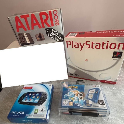Atari 2600, Nintendo 2DS Pokémon Blue Edition, PS Vita 3G/Wi-Fi, PlayStation SCPH-5500 consoles like new