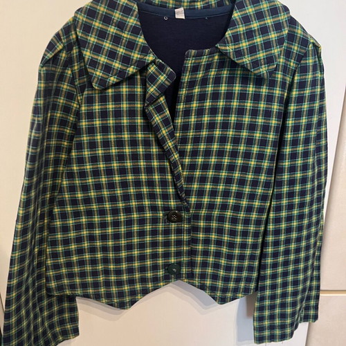 Clothing set pants and jacket like new, blue and green