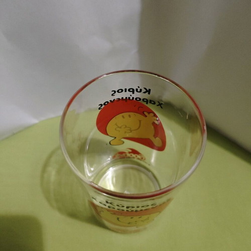 Plastic cup Mr Happy like new, Goody's