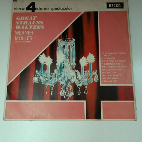 Werner Muller vinyl used, Great Strauss Waltzes