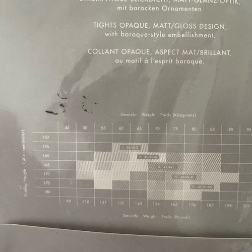 Kunert κόκκινο αδιαφανές λαμπερό καλσόν μέγεθος M καινούργιο