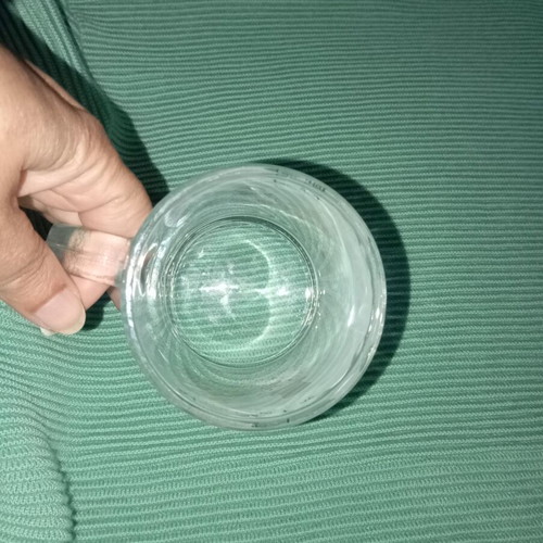 Christmas glass mug like new