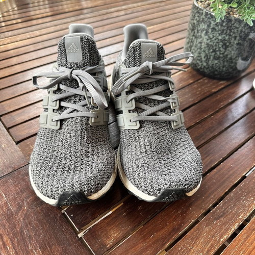 Adidas Ultraboost running shoes, grey, size 44