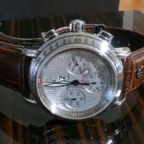 Maurice Lacroix Masterpiece Flyback Aviator chronograph like new