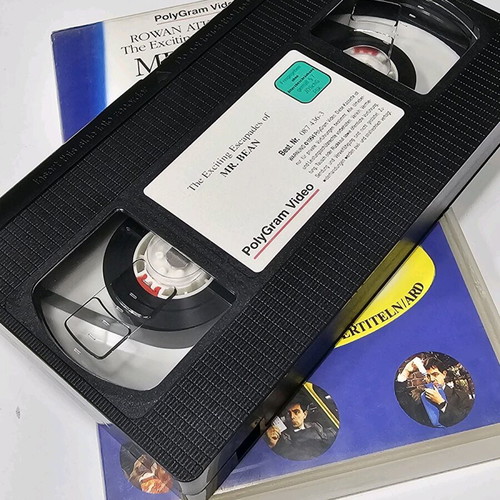 Mr. Bean video cassette used, German language, comedy